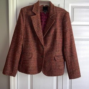 The Limited Brown Tweed Blazer